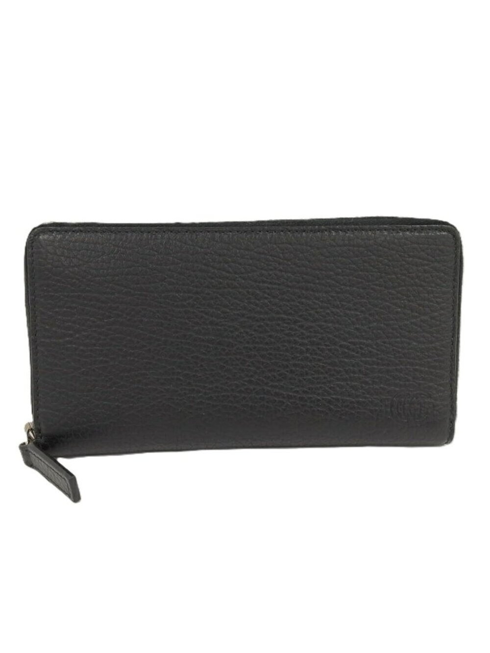Gucci Double Zip Around Wallet Leather Black